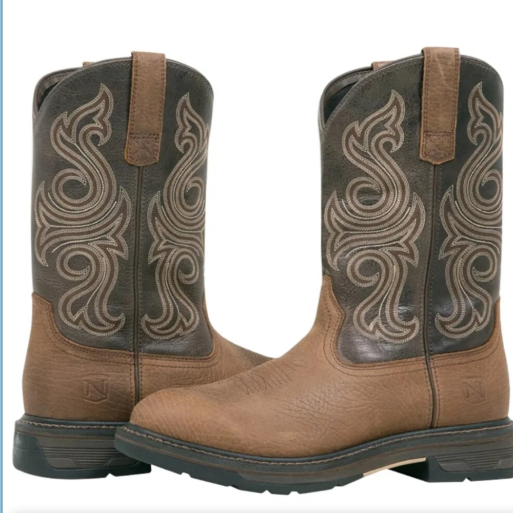 Noble round toe cowboy boots work boots